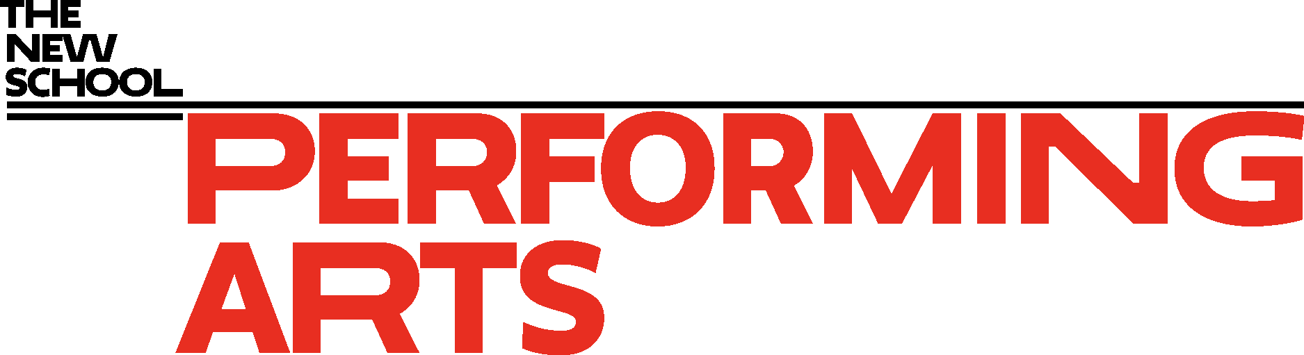 The New School Performing Arts Logo Vector Logo